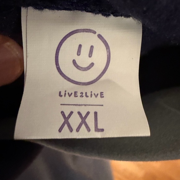 You Are Enough Navy Blue Live 2 Live Hoodie - Picture 3 of 3